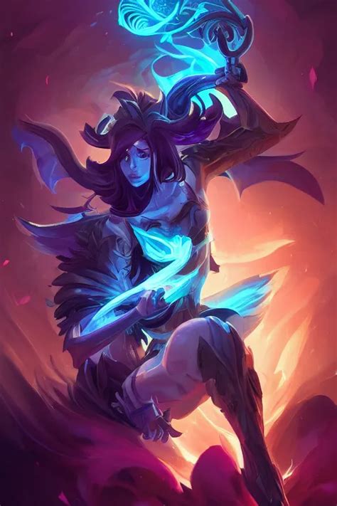 Kindred League Of Legends Wild Rift Hero Champions Stable Diffusion