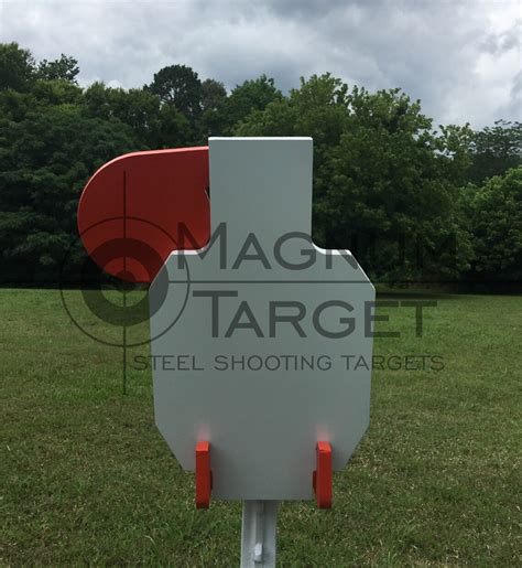 Magnum Target Ar500 Steel Hostage Reactive Idpa Shooting Etsy