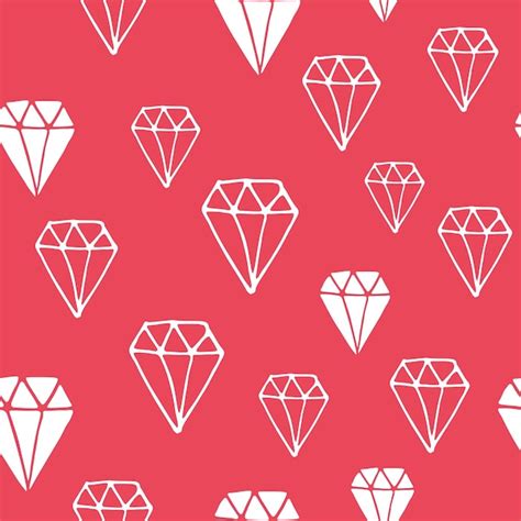 Premium Vector Diamond Seamless Pattern Vector Illustration