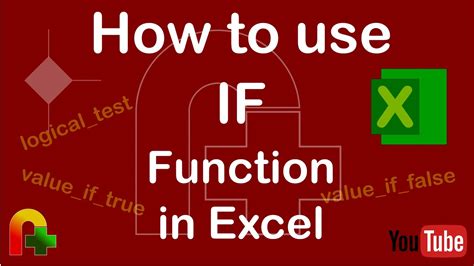 How To Use If Function In Excel Youtube