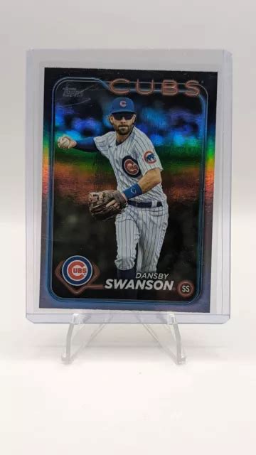 2024 TOPPS SERIES 1 Rainbow Foil 164 Dansby Swanson MLB Chicago Cubs