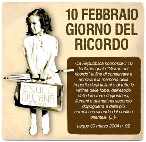 Il Giorno Del Ricordo 10 Febbraio MaestraMarta