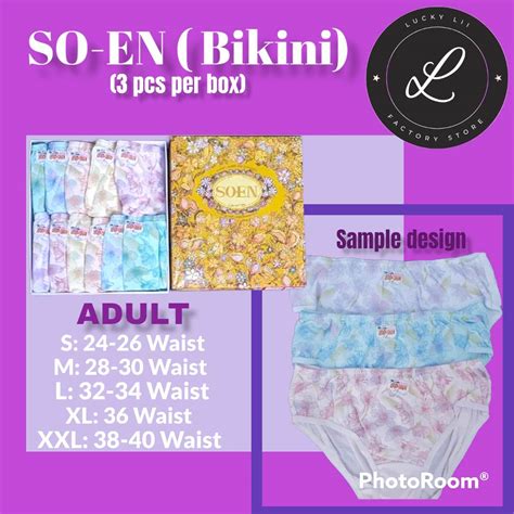LUCKY LII S ORIGINAL SO EN UNDERWEAR Bikini Pcs In A Pack Lazada PH