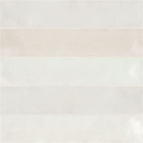 Celine 2 5 X 12 Glossy Porcelain Floor Wall Tile In White World