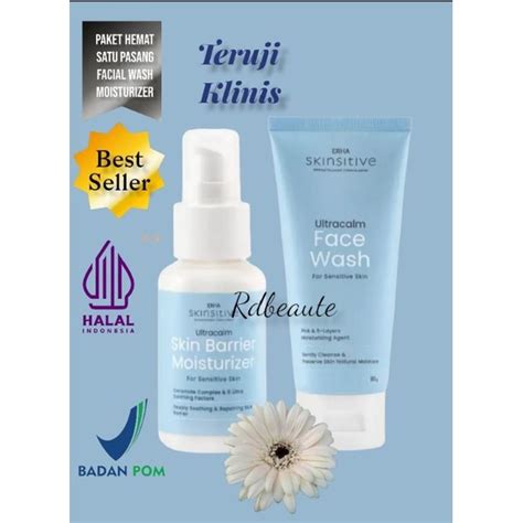 Jual ERHA Skinsitive DF Ultracalm Face Wash ERHA Skinsitive Ultracalm