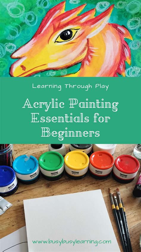 Acrylic Painting Essentials for Beginners - Busy Busy Learning