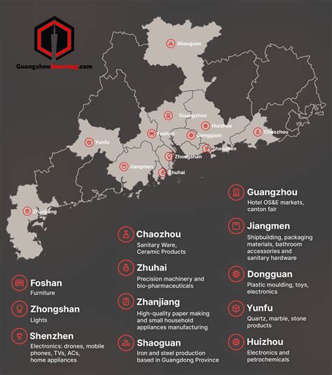 map of china guangdong province 1