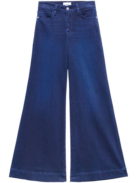 Frame Le Palazzo High Rise Wide Leg Jeans Farfetch