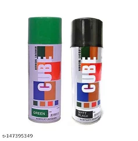 Cube Aerosol Multi Purpose Spray Paint Pack Of Each Bottle Ml