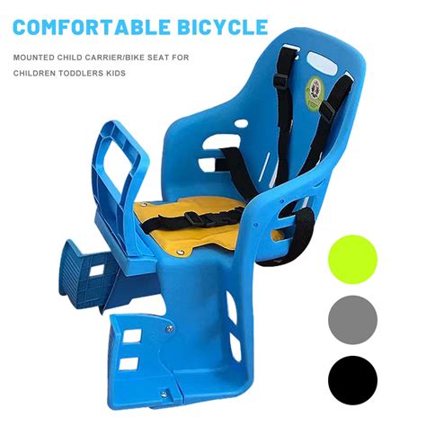 Silla delantera de bicicleta para niños asiento de seguridad con