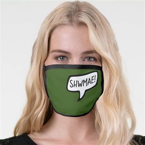 Shwmae Welsh Hello Cymraeg Wales Face Mask Zazzle Bubble Face