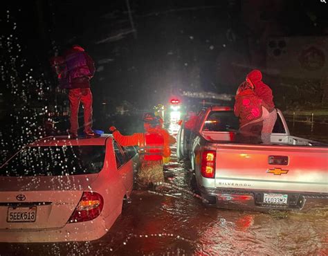 Storm System Causes Flooding And Traffic Impacts