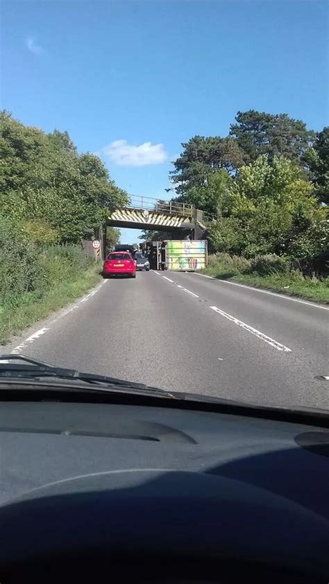 Live Updates Overturned Lorry On A Between Yeovil And Shepton Mallet