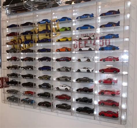 ACRYLIC MODELLAUTOVITRINE DISPLAY Case Showcase 60 Hot Wheels Matchbox 1 64 67 52 PicClick UK