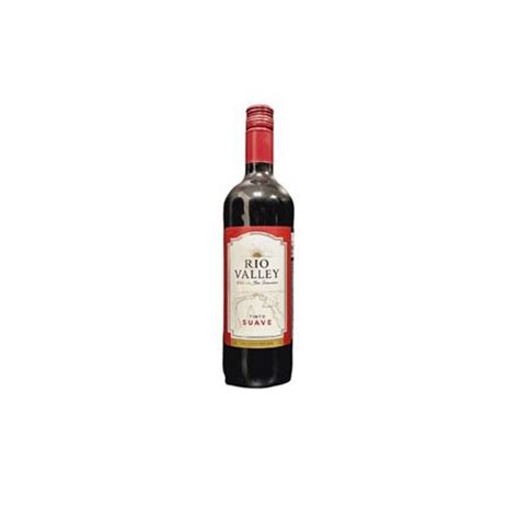 Supermercado Santa F Vinho Rio Valley Tinto Suave Ml