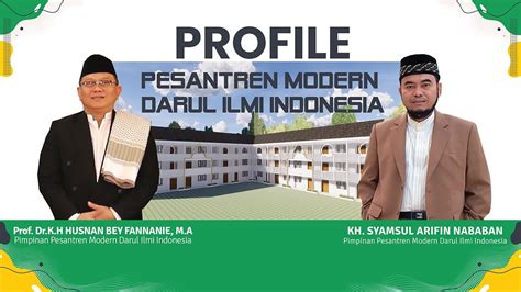 PROFILE PESANTREN MODERN DARUL ILMI INDONESIA YouTube