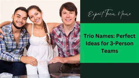 512 Trio Names Perfect Ideas For 3 Person Teams