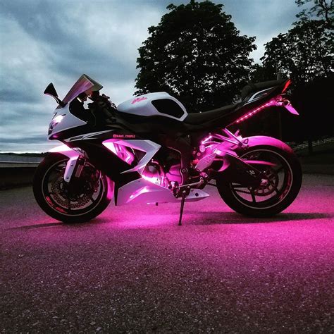 An Older Pic Of My White And Pink Kawasaki Ninja Zx R She S