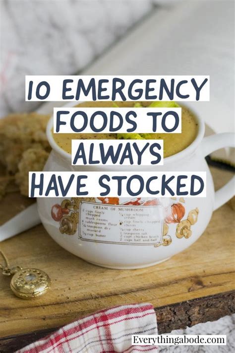 10 Best Foods To Stock Up On In Case Of An Emergency Artofit