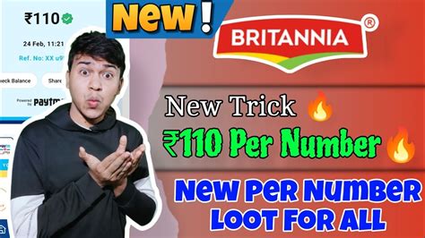 110 Per Number For All New Loot Offer Today New Earning App