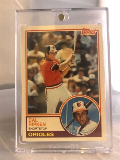 Topps Cal Ripken Card Hof Orioles Ebay