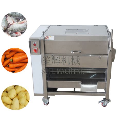 Automatic Fish Scale Removing Machine Cassava Peeler Brush Ginger