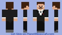 Plastic tuxedo steve Minecraft Skin