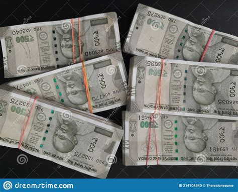 Indian Money Rupees Bundles