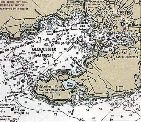 Nautical Chart Gloucester Native Americans Of Cape Ann