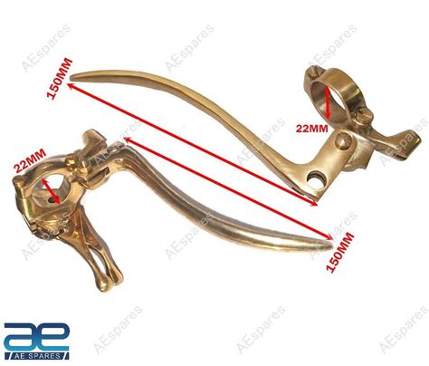 78 Brass Lever Set Choke Levers For Bsa Triumph Ariel Universal