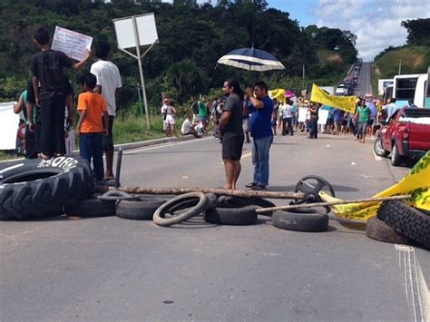 G1 Em Protesto Agricultores Interditam Trechos Da BR 174 No