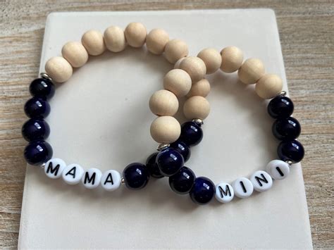 Mama And Me Bracelet Mama And Mini Bracelet Set Mother And Etsy