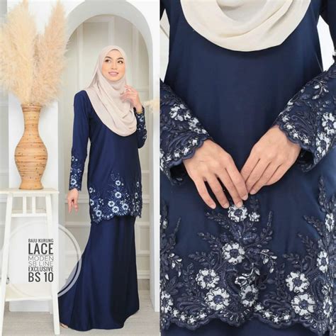 Baju Kurung Moden Suraiya 8 𝐰𝐚𝐫𝐧𝐚 𝐩𝐢𝐥𝐢𝐡𝐚𝐧 Lace Nikah Tunang