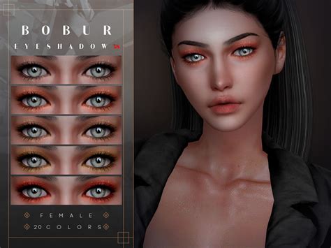 The Sims Resource Shiny Eyeshadows