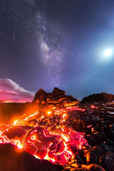 Meteor Mond Erde