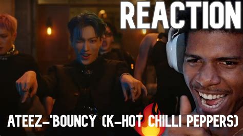 ATEEZ 에이티즈 BOUNCY K HOT CHILLI PEPPERS Official MV Reaction YouTube