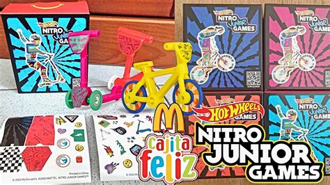 Cajita Feliz Mcdonalds Hot Wheels Nitro Junior Games Colecci N