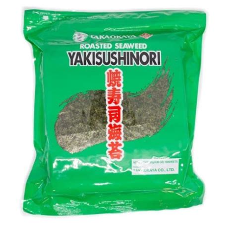 Takaokaya Yaki Sushi Nori Seaweed Sheets C Full Size 100 Sheets 250g