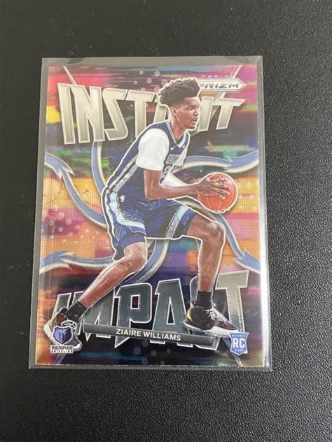 Prizm Grizzlies Instant Impact Ziaire Williams Rc Yahoo