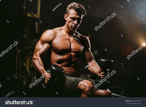Brutal Muscular Photogenic Man Naked Torso Stock Photo 1741814912 Shutterstock