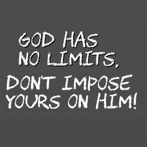 Don T Limit God