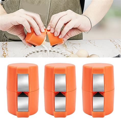 3pcs Egg Shell Opener 2025 New Egg Cracker Tool Handheld Eggs Breaker