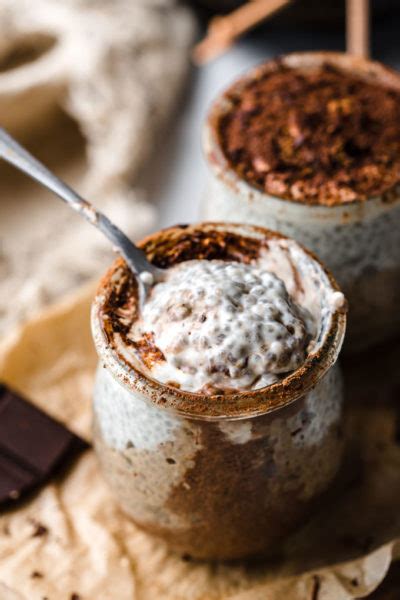 Vegan Tiramisu Chia Pudding 7 Ingredients Barrel Leaf