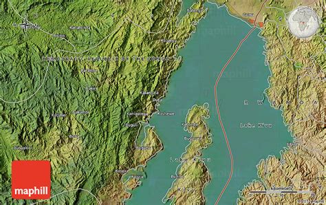 Satellite Map of Goma