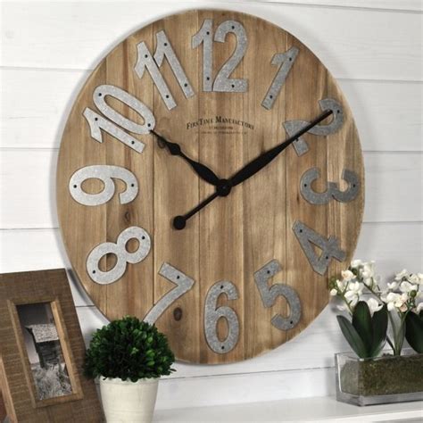 Slat Wood Wall Clock From Kirkland S Wood Wall Clock Rustic Wall