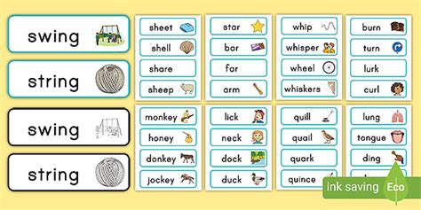 Digraphs Word Cards Pack Profesor Hizo Twinkl