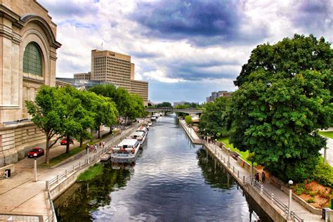 Ottawa - Ontario - Canada - The Rideau Canal Cruises - Tour Boats - a ...