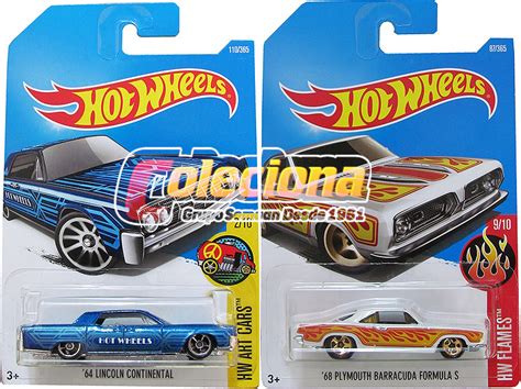 T Hunted Os lote E e F da linha básica Hot Wheels de 2017 chegaram na loja Coleciona