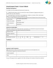 Student Assessment Task 1 BSB Docx BSBWOR501 Manage Personal Work