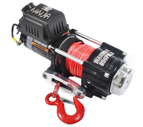 Warrior Ninja V Electric Winch Synthetic Rope Kg